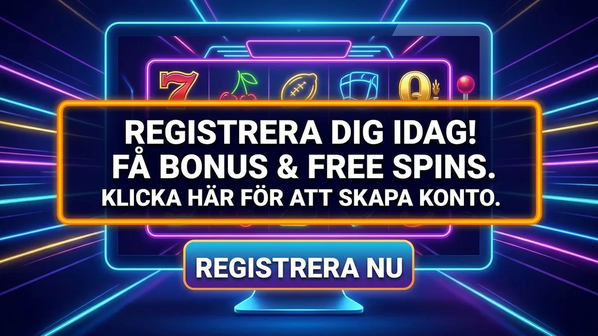 Registrera dig med bonus